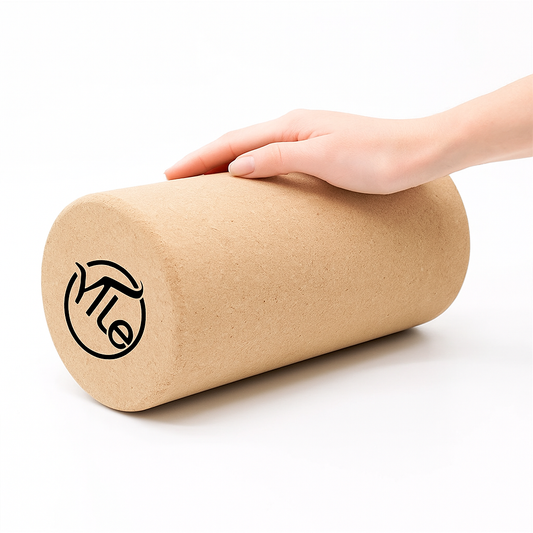 Rouleau de Massage et Yoga en liège naturel – Haute Densité 10x30 cm-10x45cm