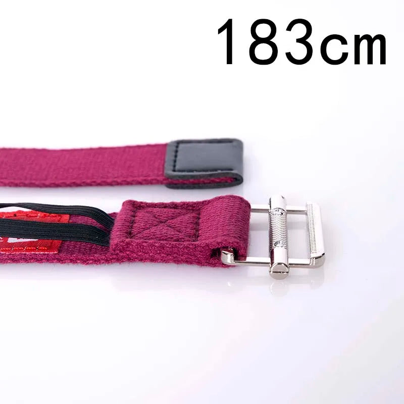 Sangle de Yoga Lyengar Premium en coton- naturel – Accessoire d’étirement