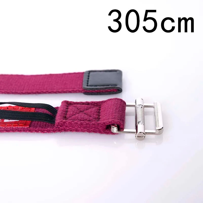 Sangle de Yoga Lyengar Premium en coton- naturel – Accessoire d’étirement