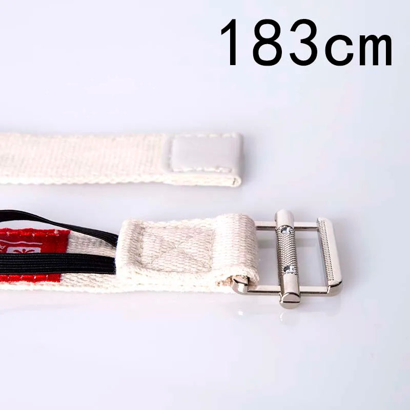 Sangle de Yoga Lyengar Premium en coton- naturel – Accessoire d’étirement