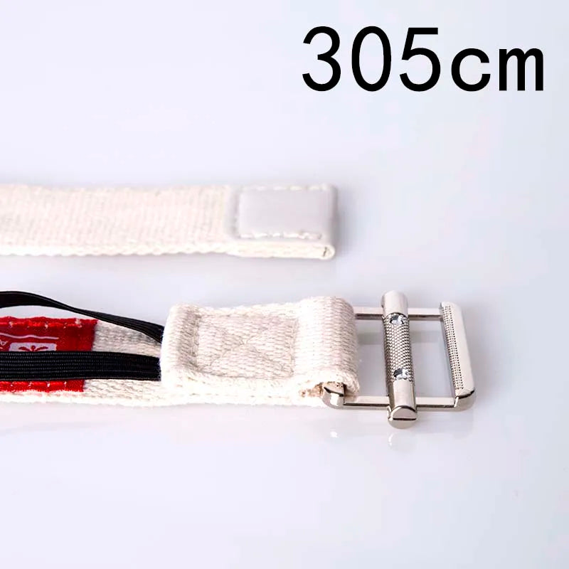Sangle de Yoga Lyengar Premium en coton- naturel – Accessoire d’étirement