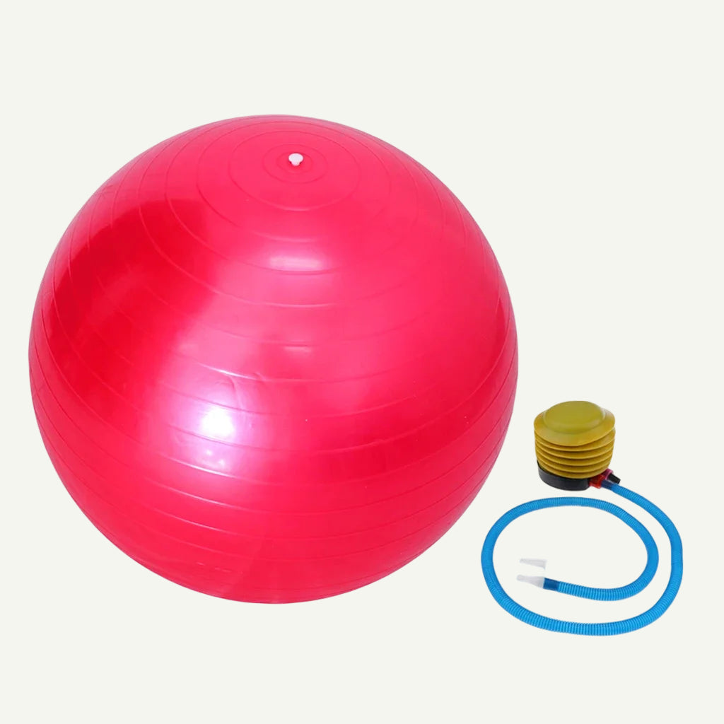 Ballon de Yoga 55cm avec pompe – Anti-éclatement et écologique