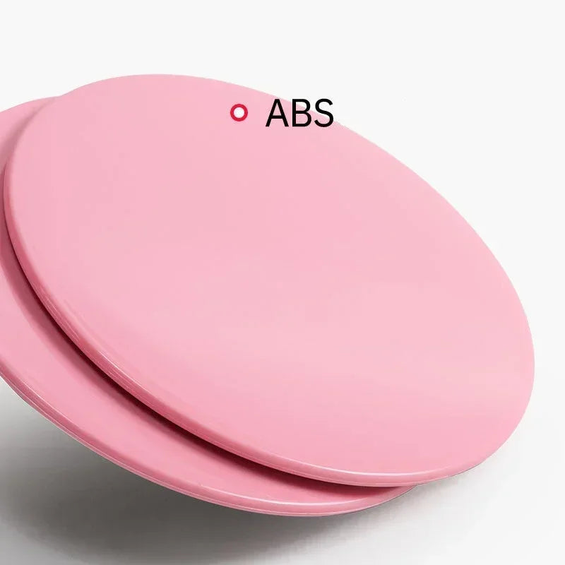 Disques de glisse yoga fitness 2 pièces - Accessoires entraînement abdominaux
