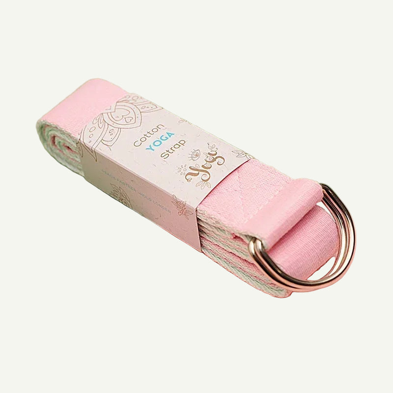 Sangle de Yoga en coton ajustable 180 cm x 4 cm