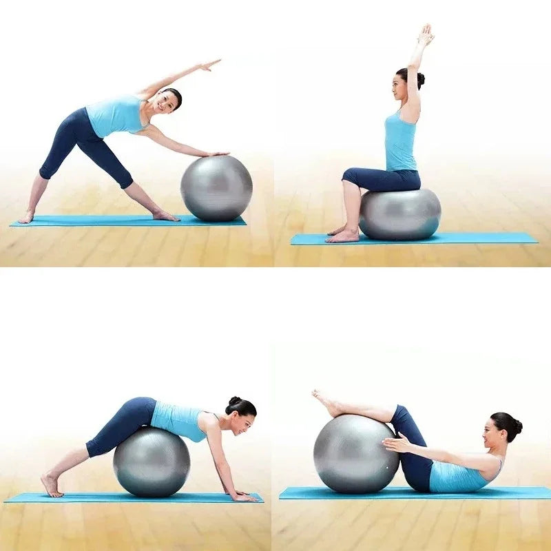 Ballon de Yoga 55cm avec pompe – Anti-éclatement et écologique