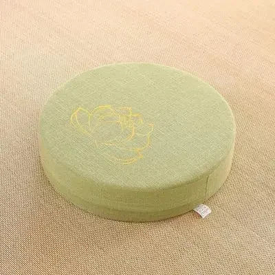 Coussin de méditation amovible en lin ,confort et sérénité 40×6 cm