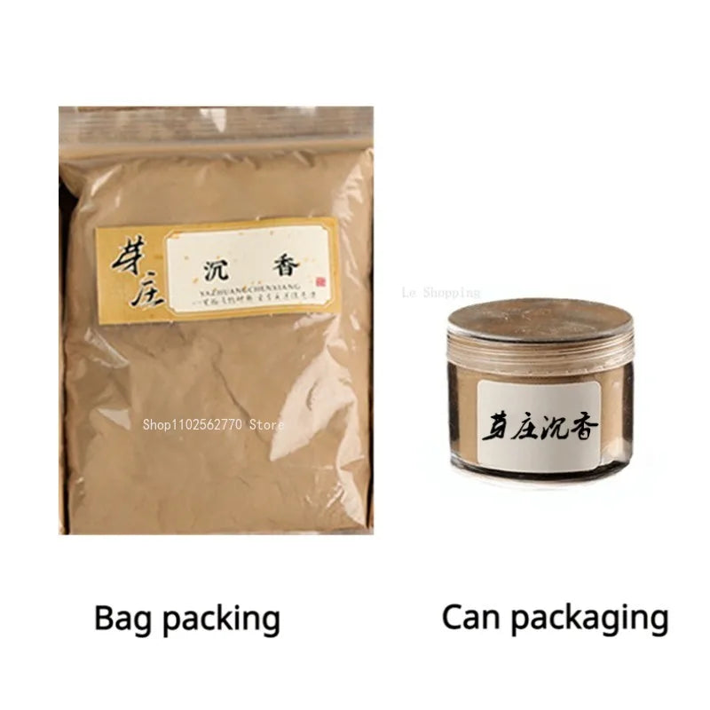 Encens en poudre Bois d'Agar naturel -Bois précieux pour relaxation, méditation et yoga
