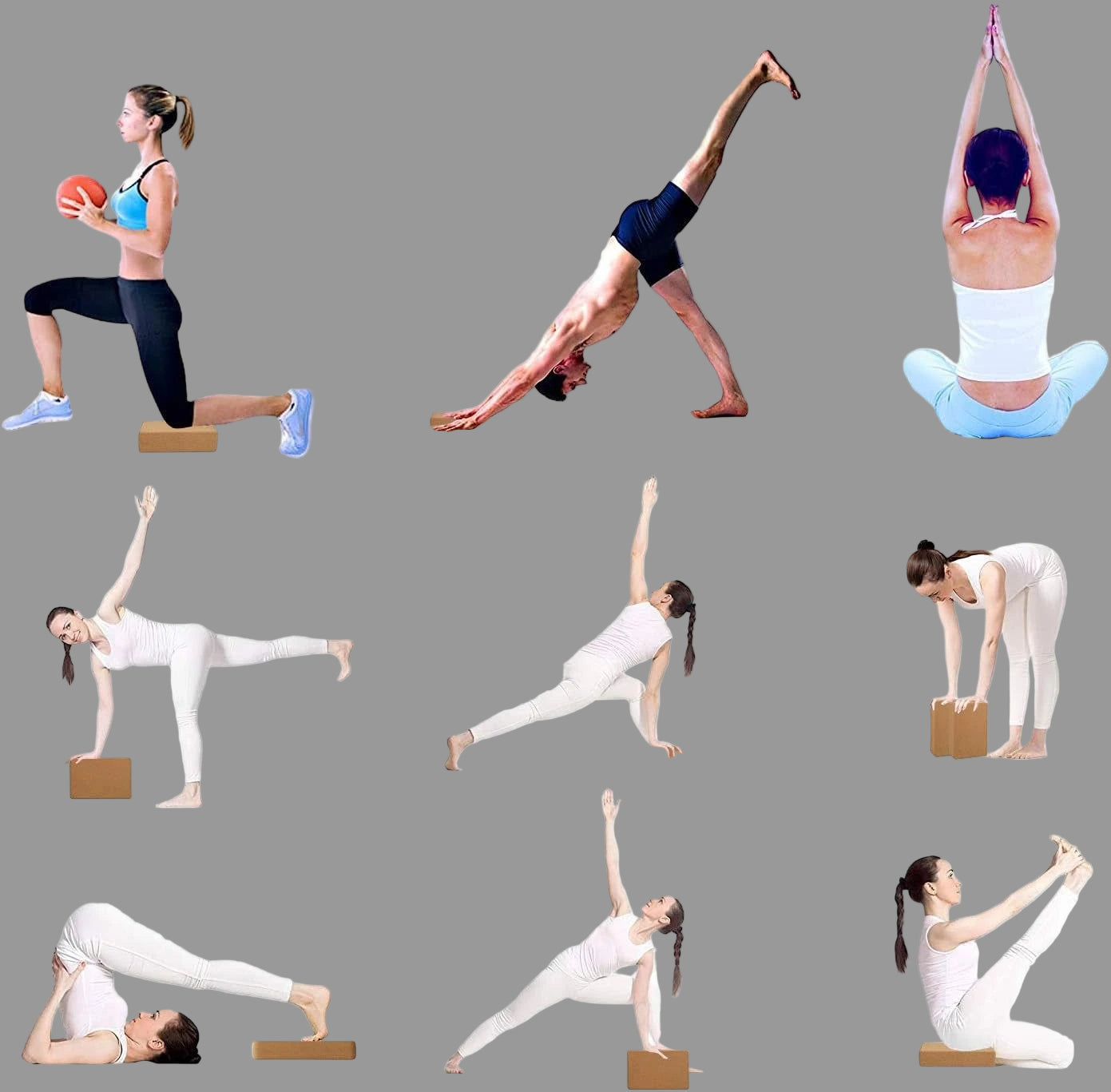 Bloc de Yoga en Liège Naturel-Haute densité