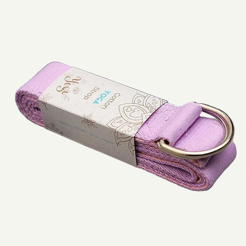Sangle de Yoga en coton ajustable 180 cm x 4 cm