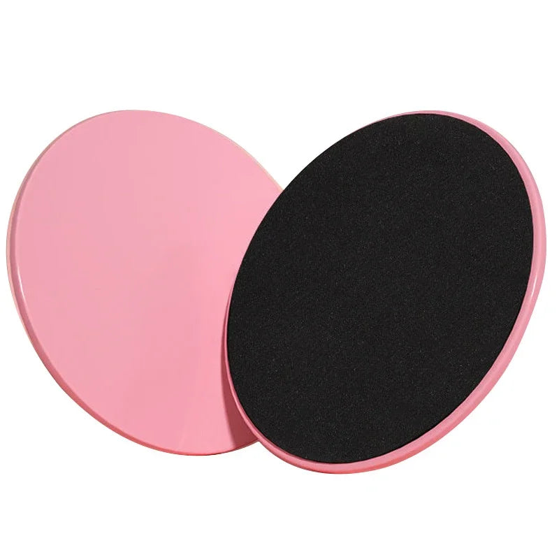 Disques de glisse yoga fitness 2 pièces - Accessoires entraînement abdominaux