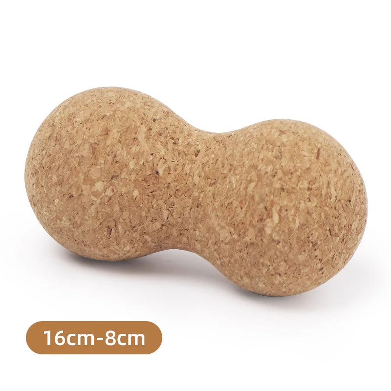 Balle de Massage "Peanut" en Liège Naturel
