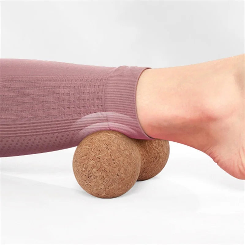 Balle de Massage "Peanut" en Liège Naturel
