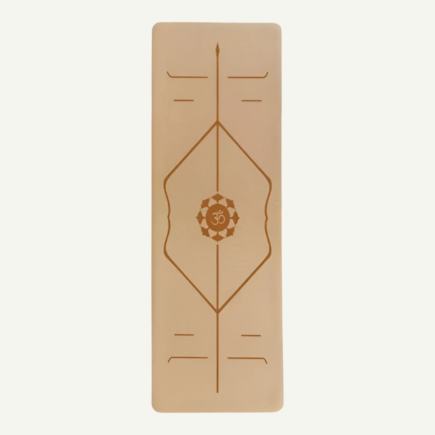 Tapis de Yoga et Pilates en liège naturel- antidérapant- 6mm- 183 x 61 cm