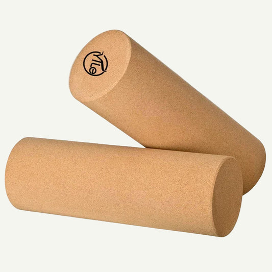 Rouleau de Massage et Yoga en liège naturel – Haute Densité 10x30 cm-10x45cm