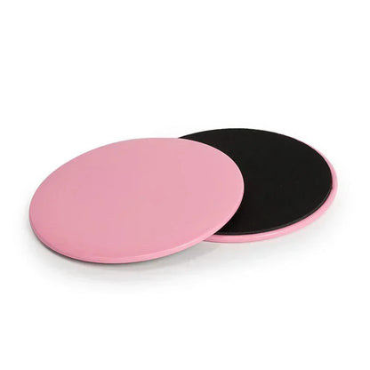 Disques de glisse yoga fitness 2 pièces - Accessoires entraînement abdominaux