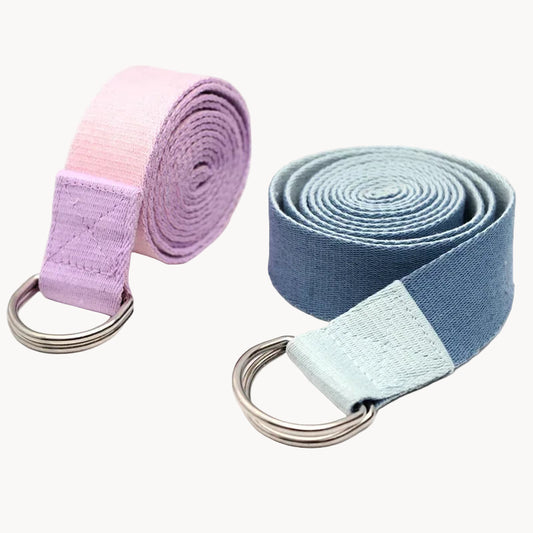 Sangle de Yoga en coton ajustable 180 cm x 4 cm