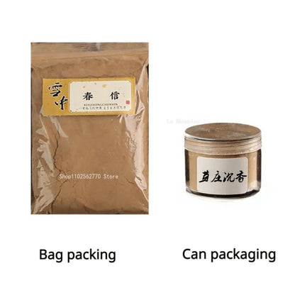 Encens en poudre Bois d'Agar naturel -Bois précieux pour relaxation, méditation et yoga