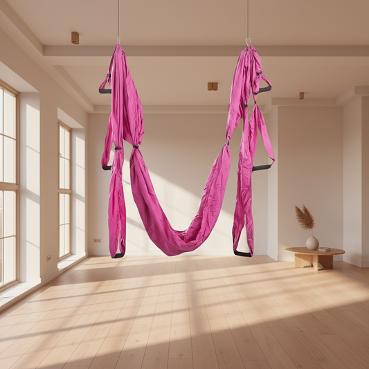 Hamac de Yoga aérien 6 poignées-inversion et relaxation profonde 250×150cm
