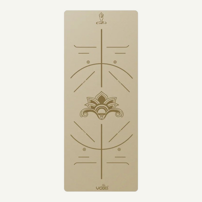 Tapis de Yoga Premium en fibre de coco et caoutchouc naturel – 183 × 68 cm, 5 mm – Antidérapant et durable