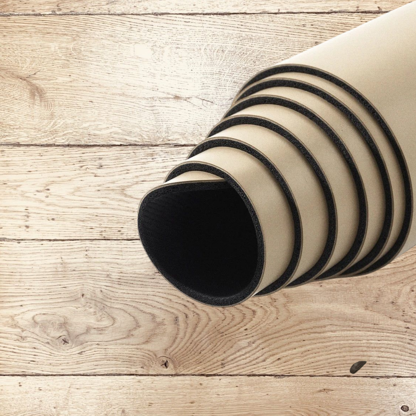 Tapis de Yoga Premium en fibre de coco et caoutchouc naturel – 183 × 68 cm, 5 mm – Antidérapant et durable