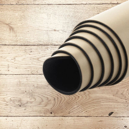 Tapis de Yoga Premium en fibre de coco et caoutchouc naturel – 183 × 68 cm, 5 mm – Antidérapant et durable